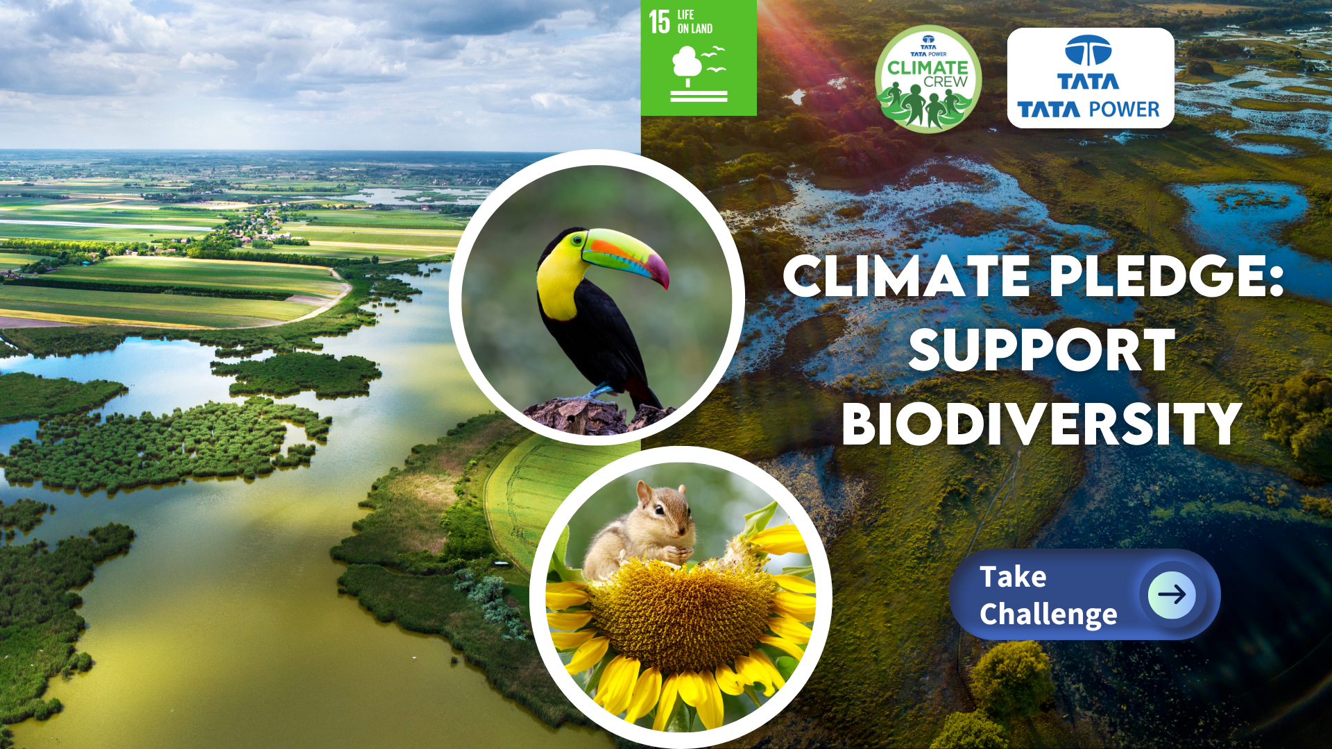 Support Climate Protection Climate Pledge: Support Biodiversity